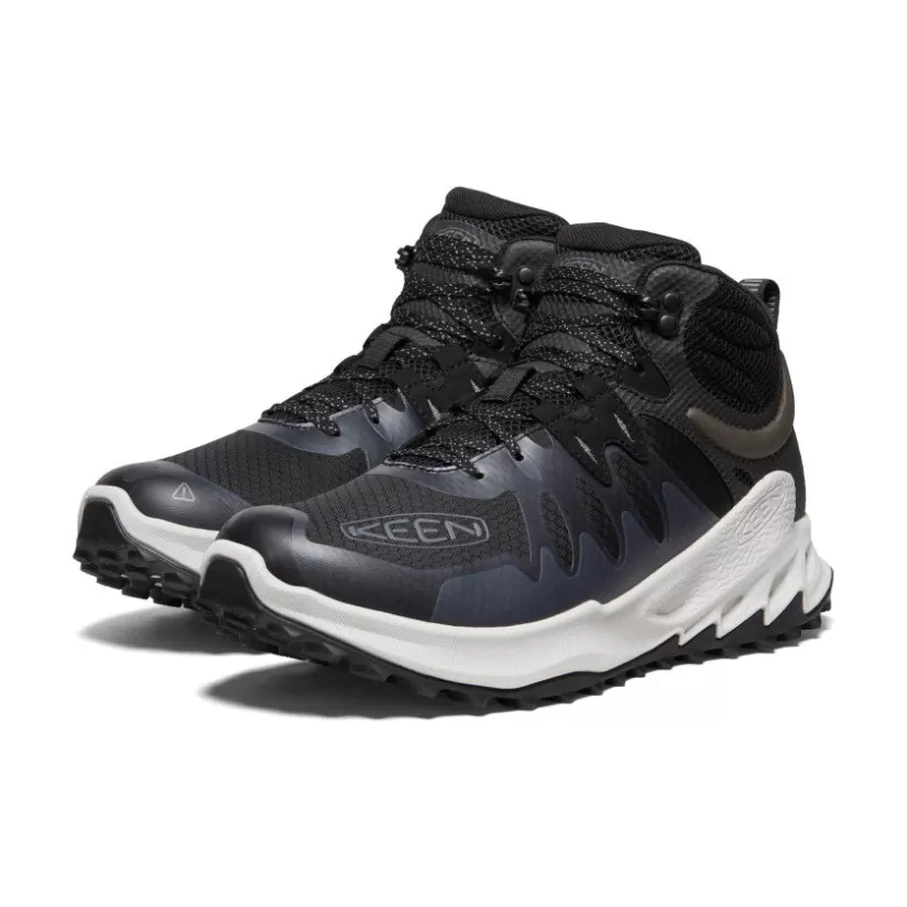 Outlet KEEN Men's Zionic Waterproof Hiking Boot   |  Black/Steel Grey Black/SteelGrey