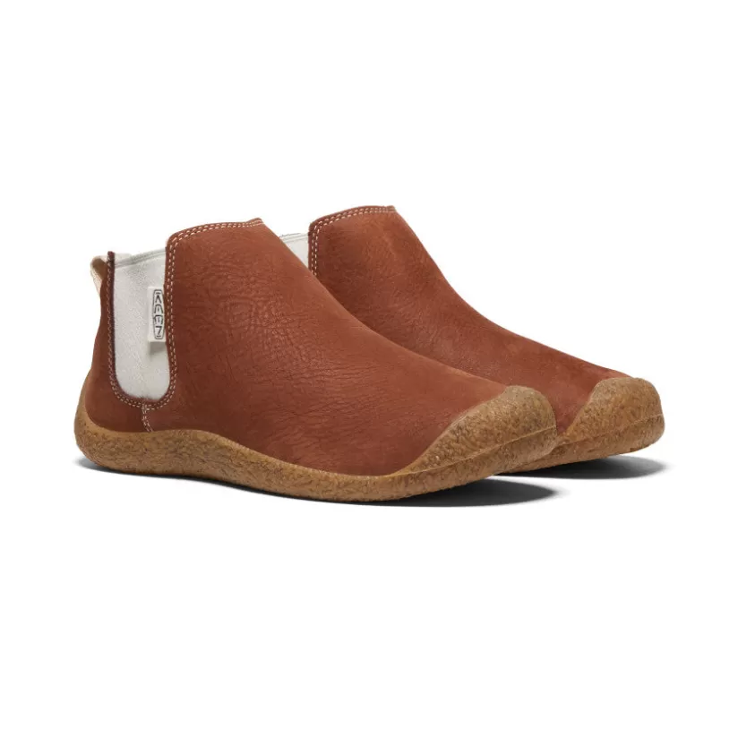 Fashion KEEN Mosey Chelsea Leather Boot Pour Femme   |  Tortoise Shell/Birch TortoiseShell/Birch