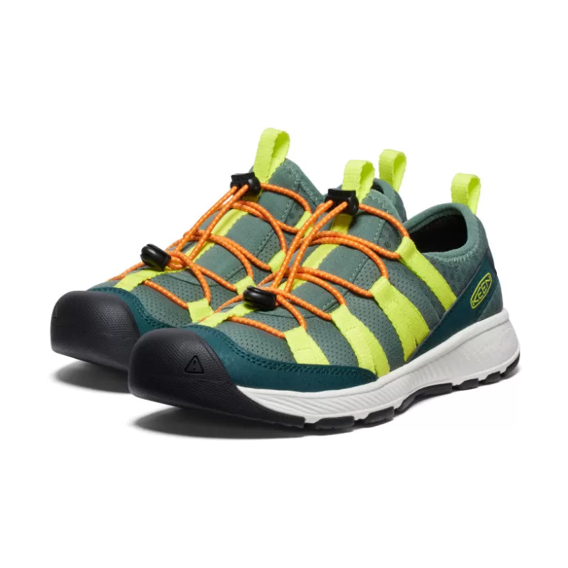 Fashion KEEN Motozoa Sneaker Pour Jeunes   |  Sea Moss/Scarlet Ibis SeaMoss/ScarletIbis
