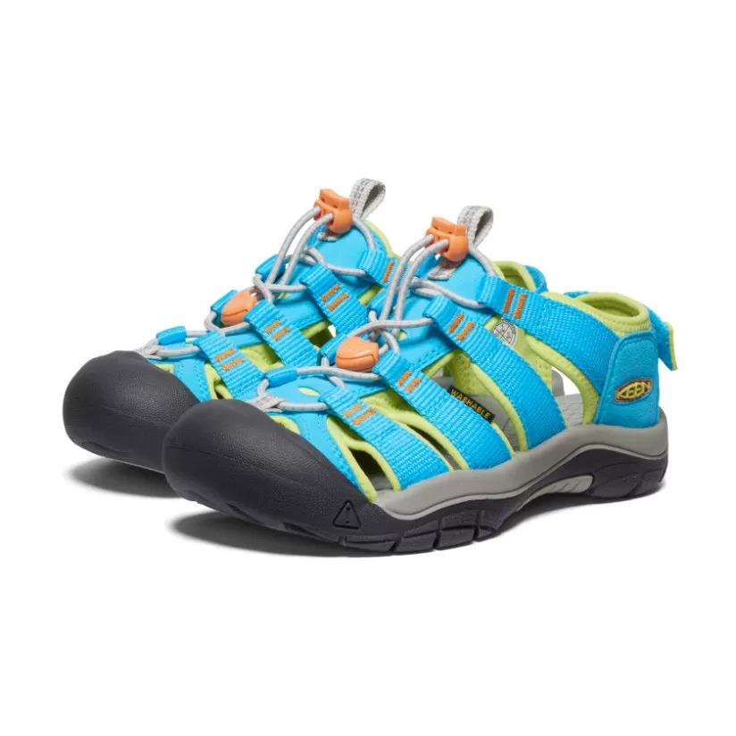 Best Sale KEEN Newport Boundless Sandal Pour Jeunes   |  Blue Atoll/Daiquiri Green BlueAtoll/DaiquiriGreen