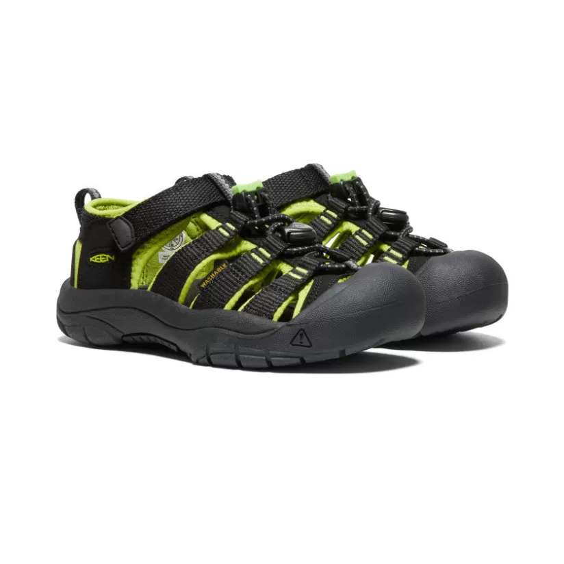 Best Sale KEEN Newport H2 Pour Enfants   |  Black/Lime Green Black/LimeGreen