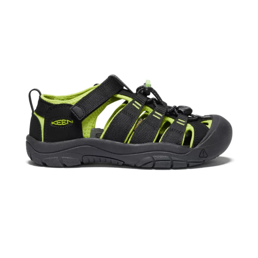 Best Sale KEEN Newport H2 Pour Jeunes   |  Black/Lime Green Black/LimeGreen