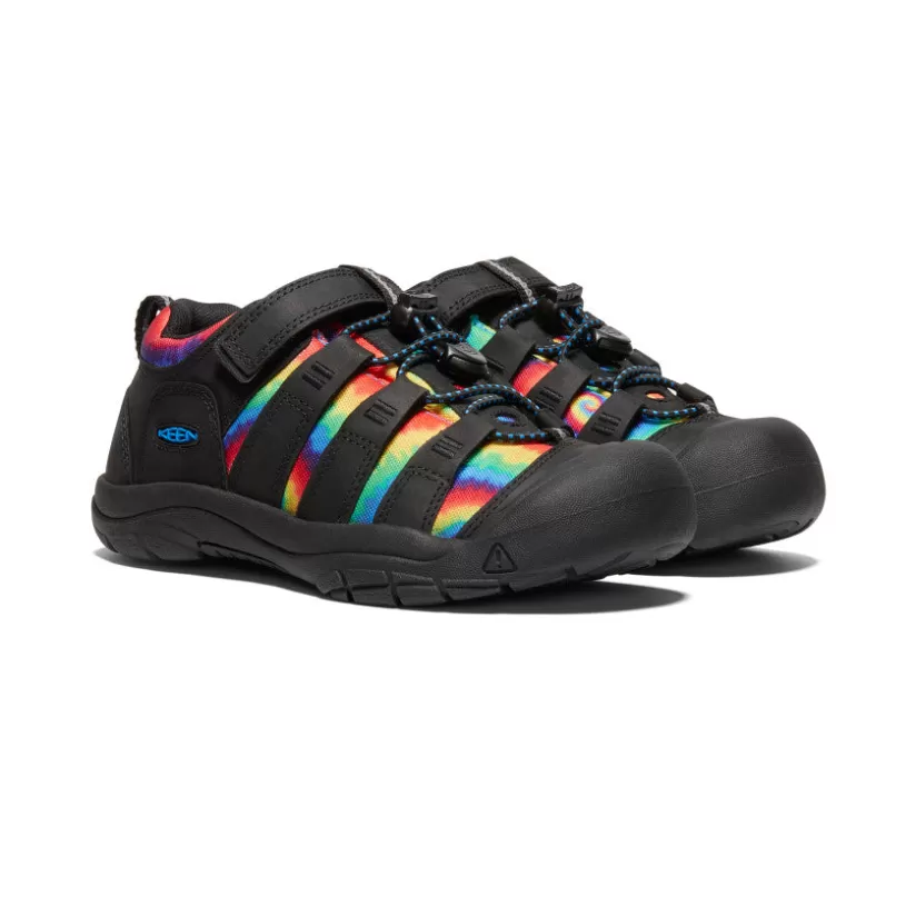 Best Sale KEEN Newport Shoe Pour Jeunes   |  Black/Original Tie Dye Black/OriginalTieDye