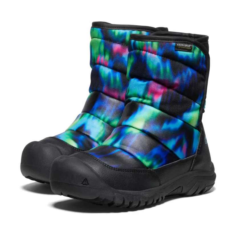 Discount KEEN Puffrider Waterproof Boot Pour Jeunes   |  Northern Lights/Black NorthernLights/Black