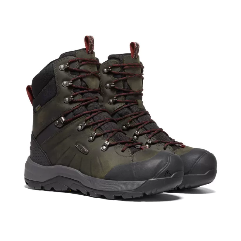 Store KEEN Revel IV High Polar Boot Pour Homme   |  Magnet/Red Carpet Magnet/RedCarpet