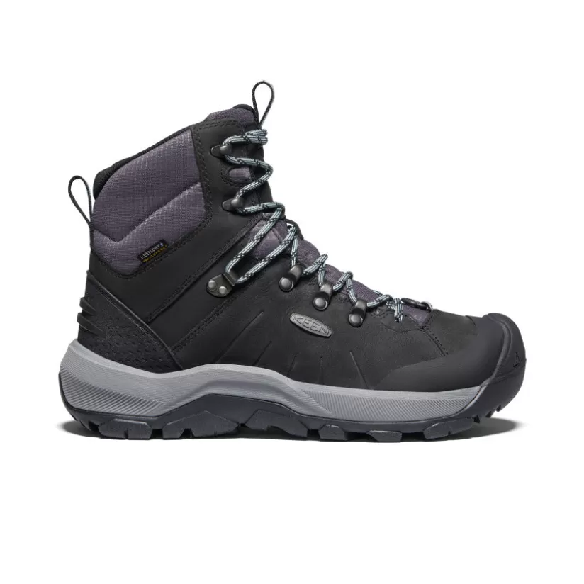 Shop KEEN Revel IV Polar Boot Pour Femme   |  Black/Harbor Gray Black/HarborGray