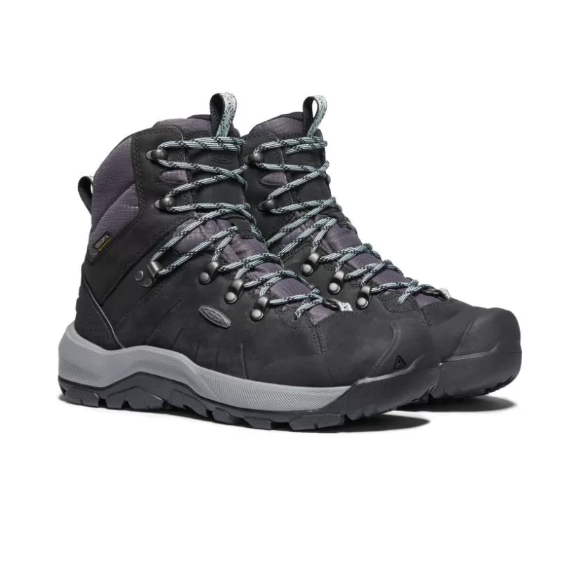 Shop KEEN Revel IV Polar Boot Pour Femme   |  Black/Harbor Gray Black/HarborGray