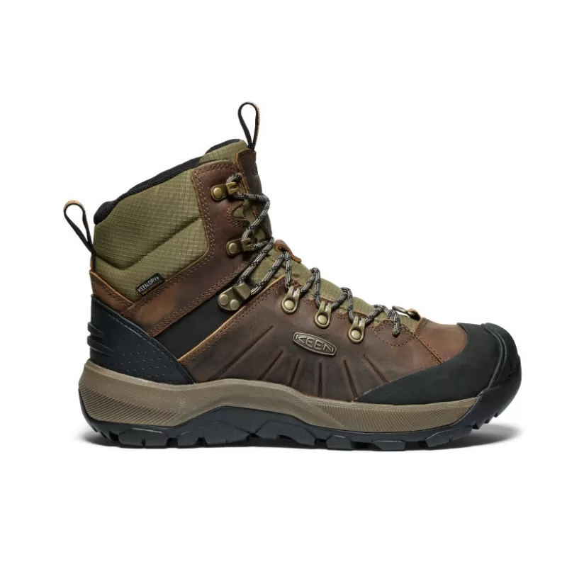 Cheap KEEN Revel IV Polar Boot Pour Homme   |  Bison/Orange Pepper Bison/OrangePepper