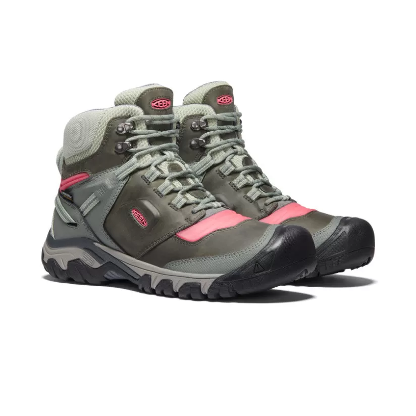 Cheap KEEN Ridge Flex Waterproof Boot Pour Femme   |  Castor Grey/Dubarry CastorGrey/Dubarry