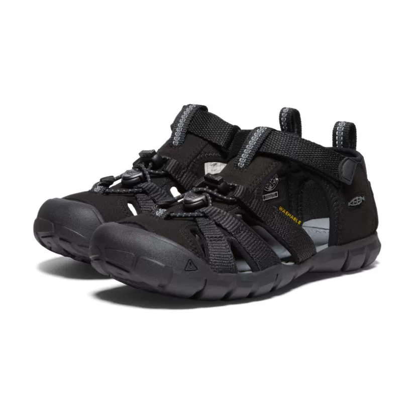 Clearance KEEN Seacamp II CNX Pour Jeunes   |   Black/Grey