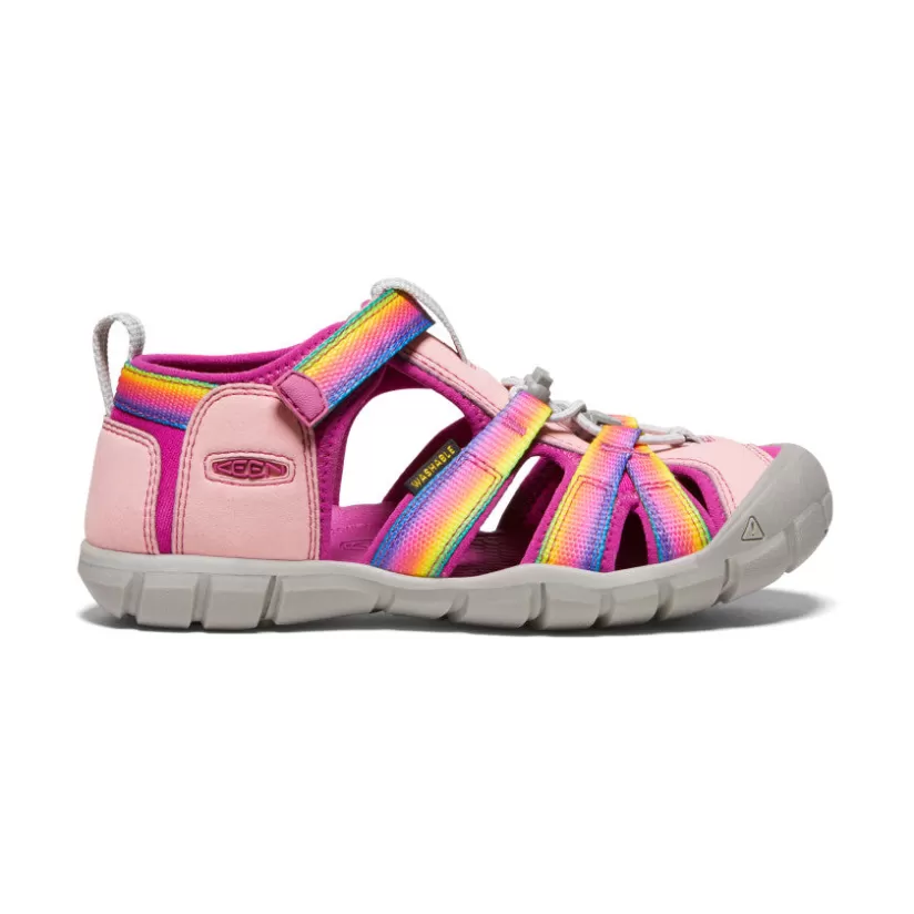 Store KEEN Seacamp II CNX Pour Jeunes   |  Rainbow/Festival Fuchsia Rainbow/FestivalFuchsia