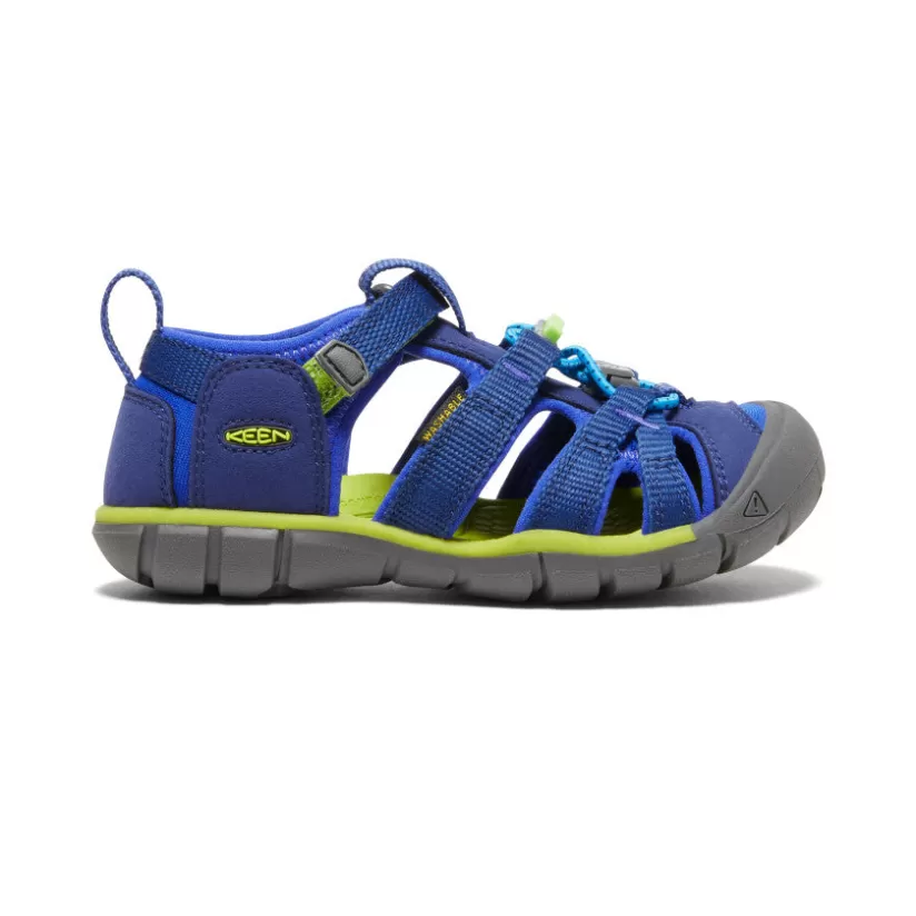 Sale KEEN Seacamp II CNX Pour Petit Efants   |  Blue Depths/Chartreuse BlueDepths/Chartreuse