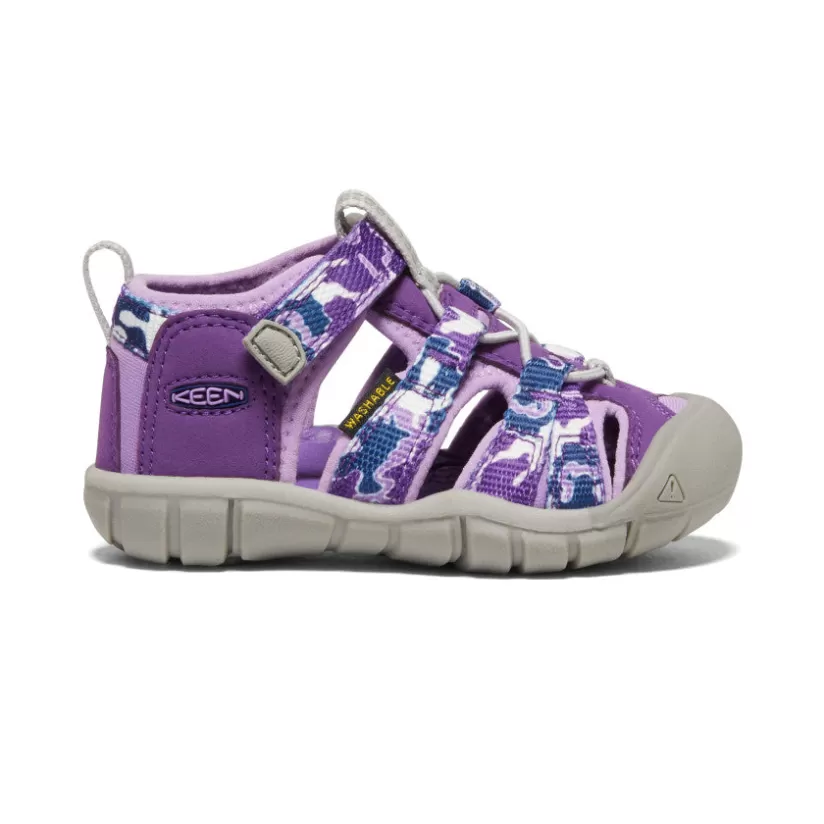 Discount KEEN Seacamp II CNX Pour Petit Efants   |  Camo/Tillandsia Purple Camo/TillandsiaPurple