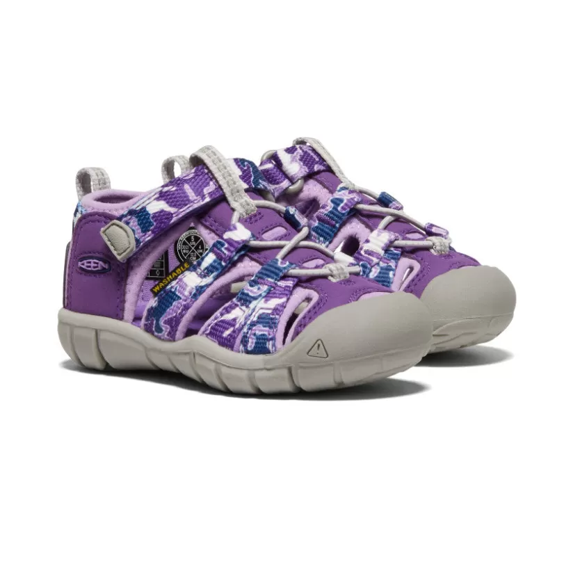 Discount KEEN Seacamp II CNX Pour Petit Efants   |  Camo/Tillandsia Purple Camo/TillandsiaPurple