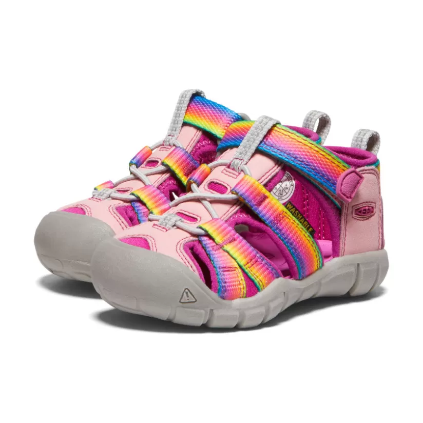 Sale KEEN Seacamp II CNX Pour Petit Efants   |  Rainbow/Festival Fuchsia Rainbow/FestivalFuchsia