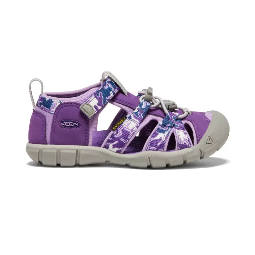Store KEEN Seacamp II CNX Pour Petit Enfants   |  Camo/Tillandsia Purple Camo/TillandsiaPurple