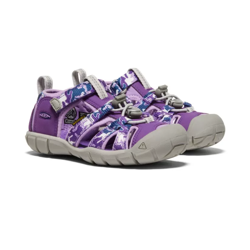 Store KEEN Seacamp II CNX Pour Petit Enfants   |  Camo/Tillandsia Purple Camo/TillandsiaPurple