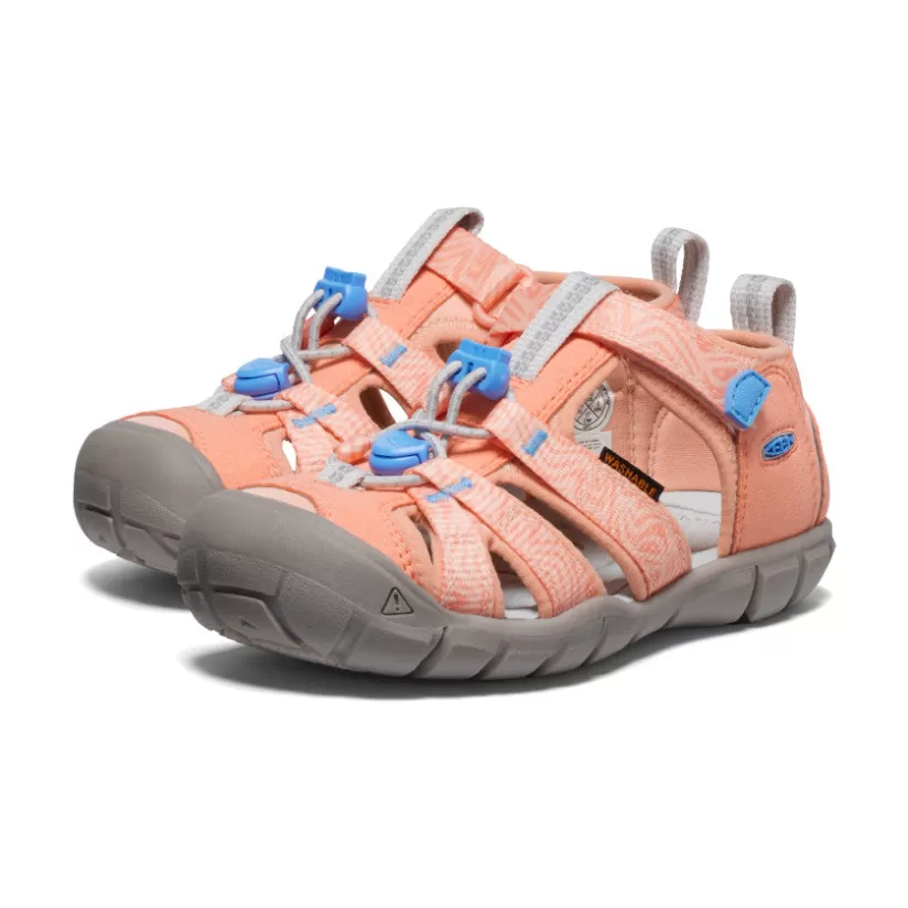 Cheap KEEN Seacamp II CNX Pour Petit Enfants   |  Papaya Punch/Marina PapayaPunch/Marina