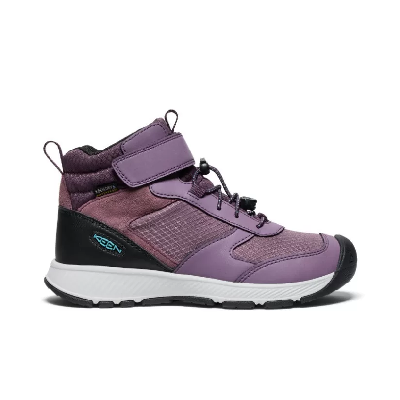 Store KEEN Skua Waterproof Boot Pour Jeunes   |  Black Plum/Plum Perfect BlackPlum/PlumPerfect