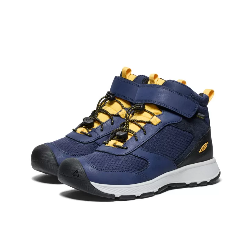 Best KEEN Skua Waterproof Boot Pour Jeunes   |  Naval Academy/Yolk Yellow NavalAcademy/YolkYellow
