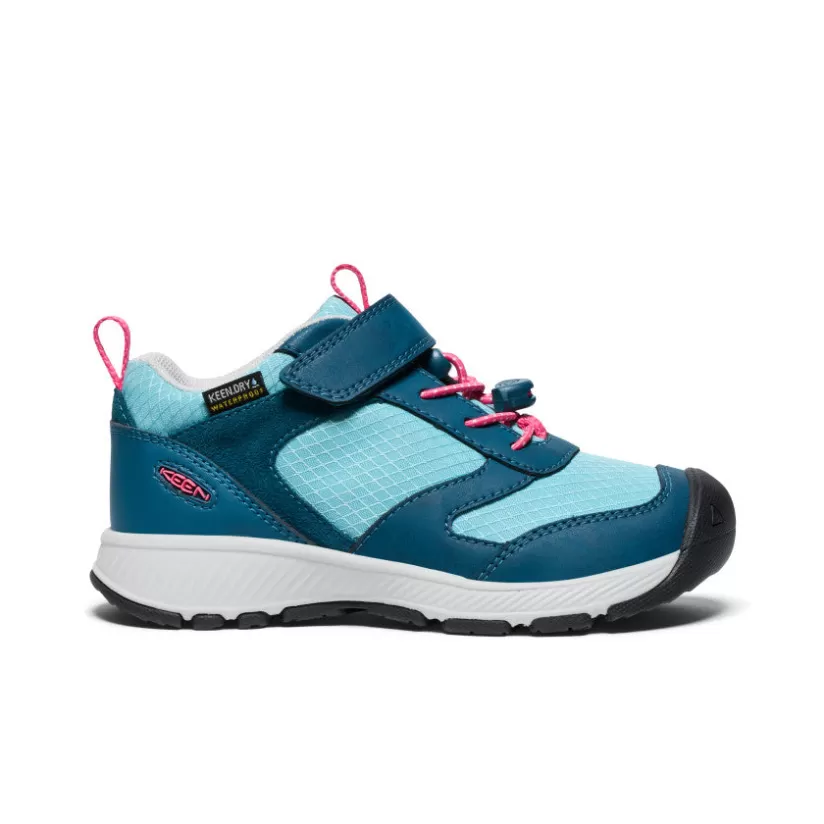 Fashion KEEN Skua Waterproof Shoe Pour Enfants   |  Reef Waters/Rouge Red ReefWaters/RougeRed