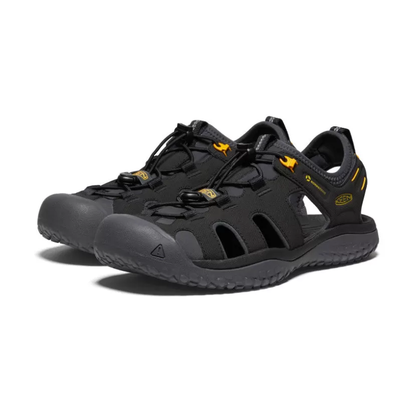 Fashion KEEN SOLR Sandal Pour Hommes   |   Black/Gold