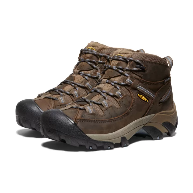 New KEEN Targhee II Waterproof Mid Pour Femme   |  Slate Black/Flint Stone SlateBlack/FlintStone