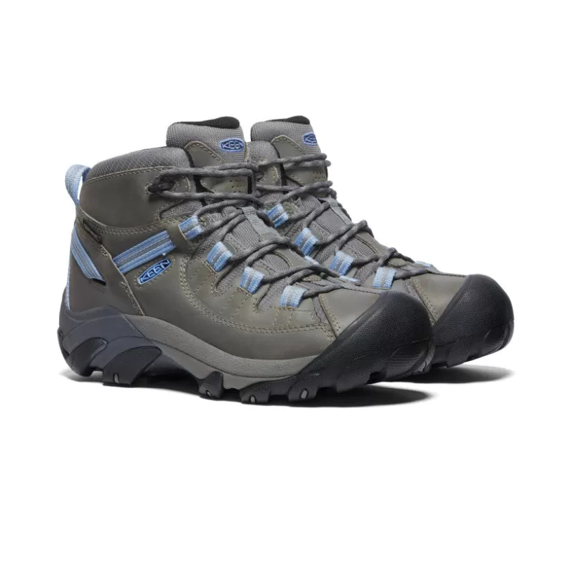 Flash Sale KEEN Targhee II Waterproof Mid Pour Femme   |  Steel Grey/Hydrangea SteelGrey/Hydrangea