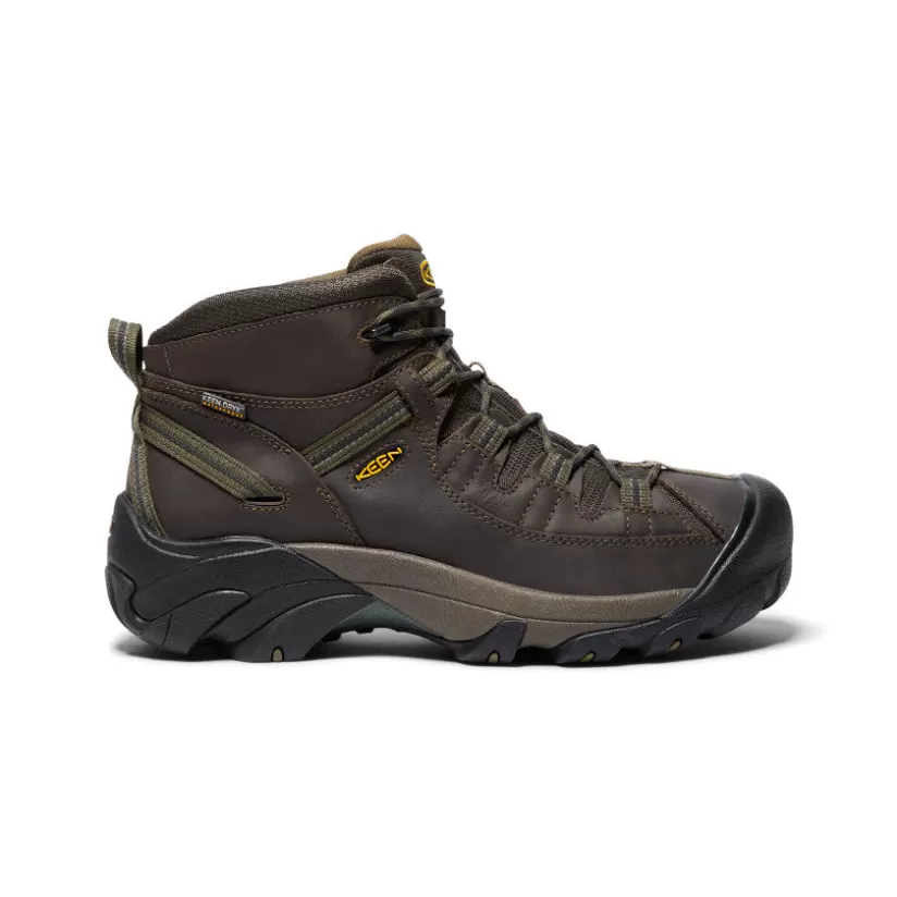Store KEEN Targhee II Waterproof Mid Wide Pour Homme   |  Canteen/Dark Olive Canteen/DarkOlive