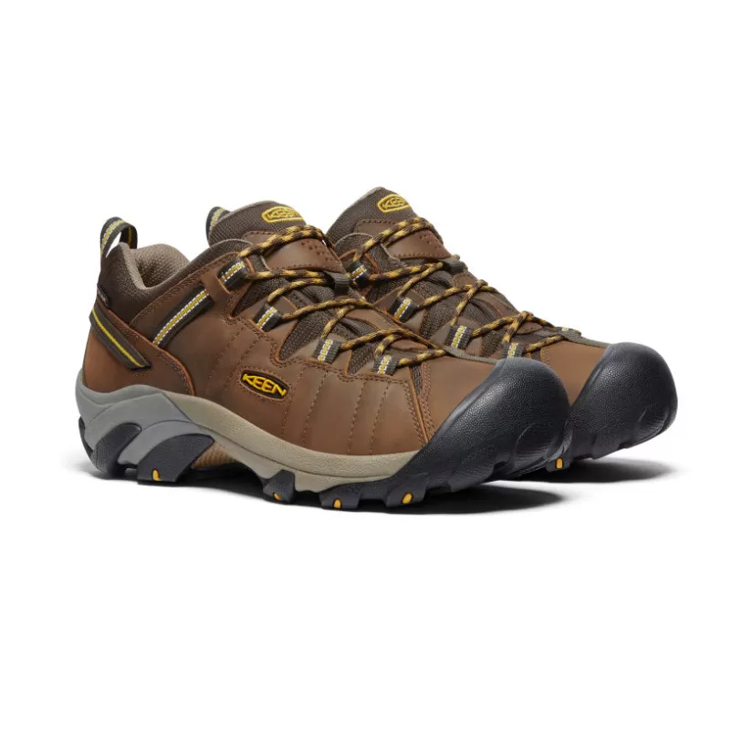 Fashion KEEN Targhee II Waterproof Wide Pour Homme   |  Cascade Brown/Golden Yellow CascadeBrown/GoldenYellow