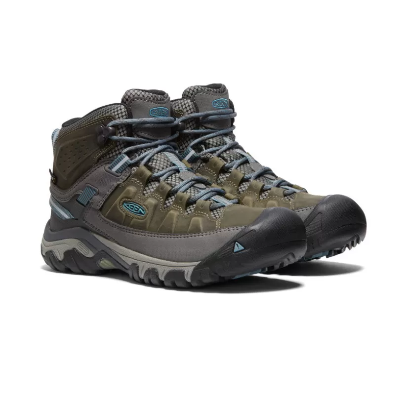 Discount KEEN Targhee III Waterproof Boot Wide Pour Femme   |  Magnet/Atlantic Blue Magnet/AtlanticBlue