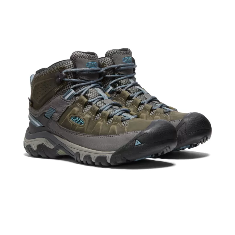 Best KEEN Targhee III Waterproof Mid Pour Femme   |  Magnet/Atlantic Blue Magnet/AtlanticBlue