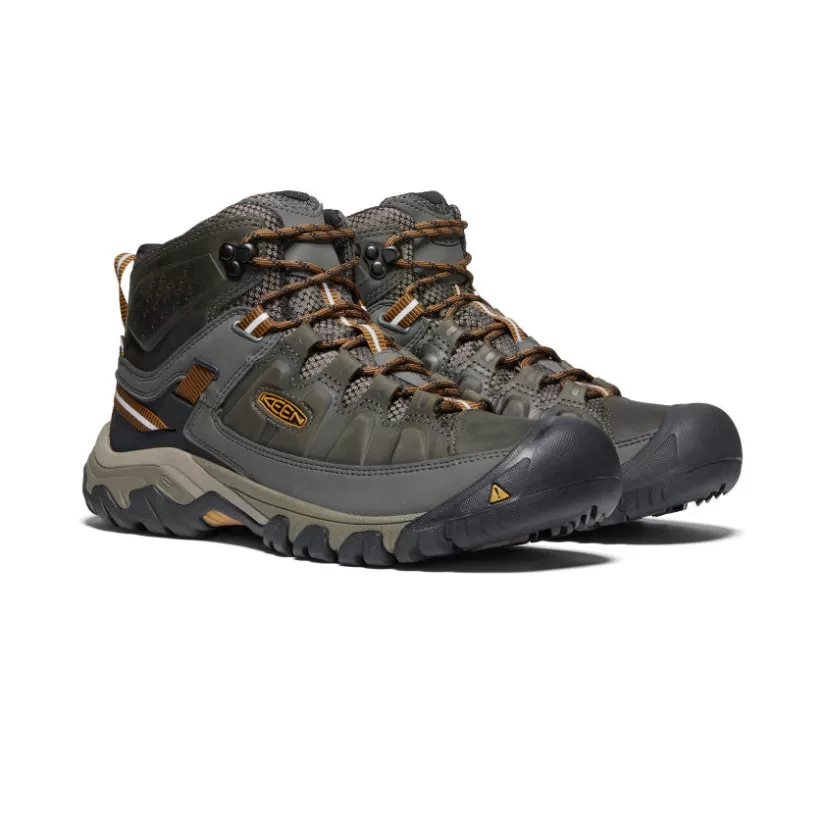 Outlet KEEN Targhee III Waterproof Mid Pour Homme   |  Black Olive/Golden Brown BlackOlive/GoldenBrown