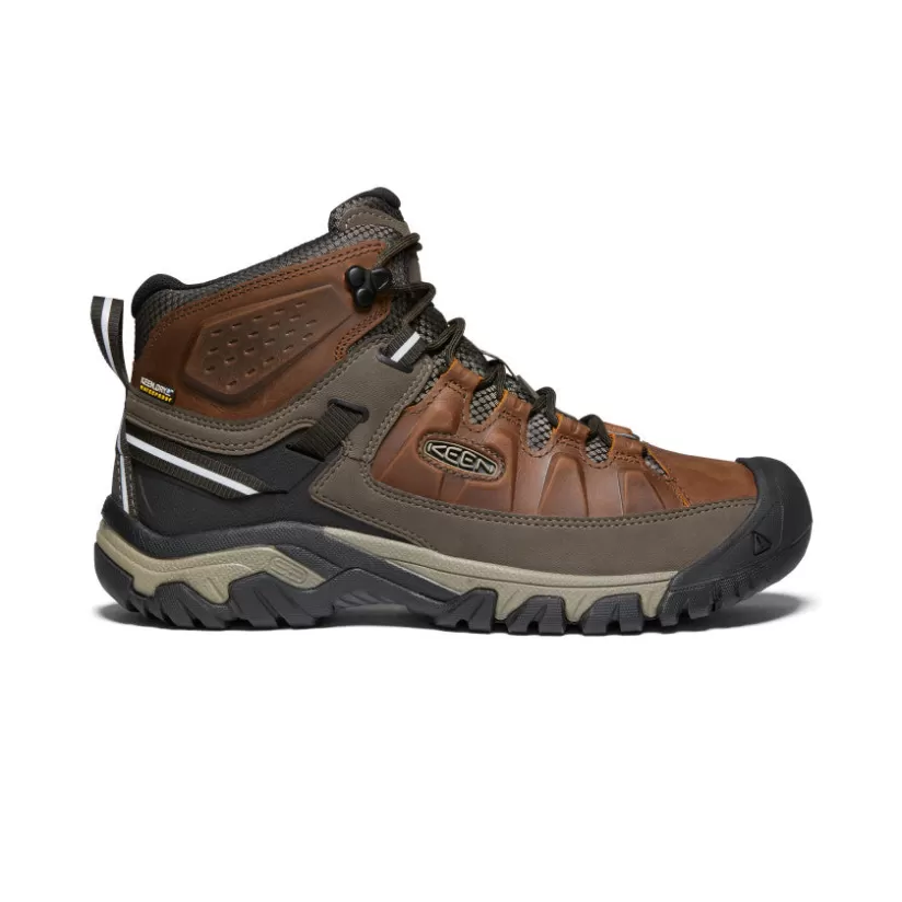 Fashion KEEN Targhee III Waterproof Mid Pour Homme   |   Chestnut/Mulch