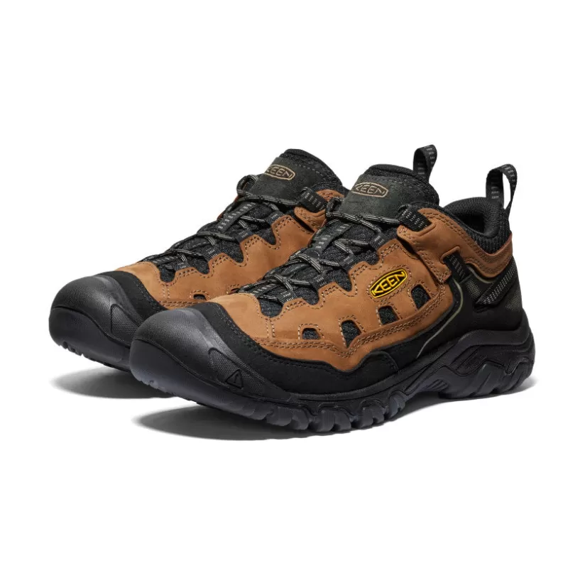 Cheap KEEN Targhee IV Vented Hiking Shoe Pour Homme   |  Bison/Golden Yellow Bison/GoldenYellow