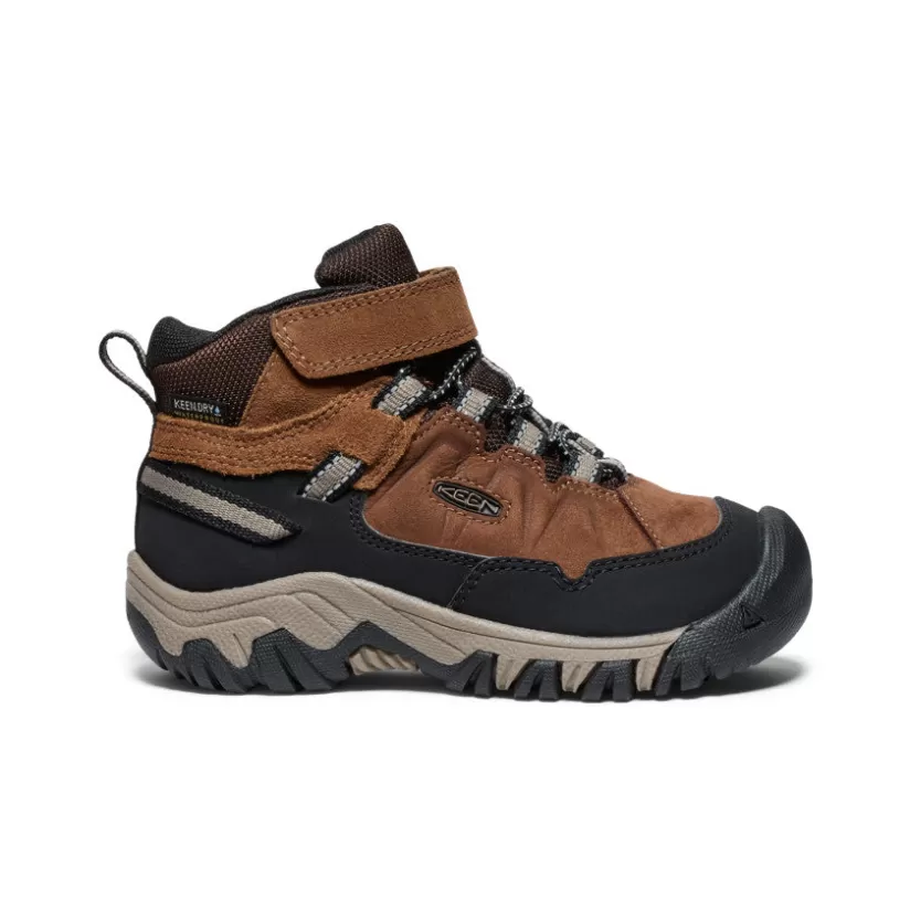 Outlet KEEN Targhee IV Waterproof Hiking Boot Pour Enfants   |   Bison/Brindle