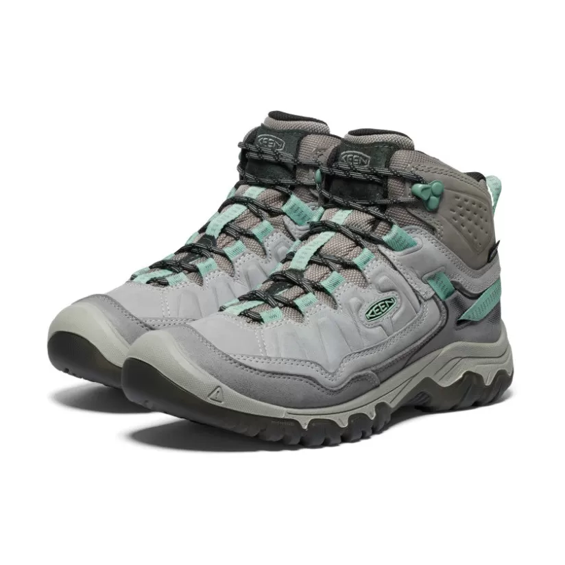 Online KEEN Targhee IV Waterproof Hiking Boot Pour Femme   |  Alloy/Granite Green Alloy/GraniteGreen
