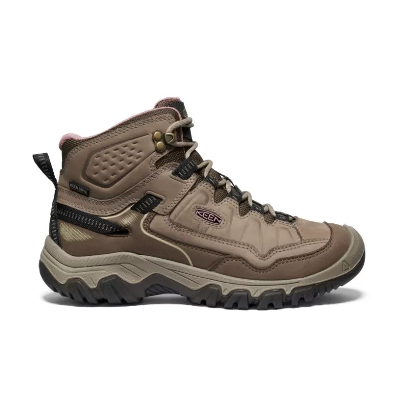 Outlet KEEN Targhee IV Waterproof Hiking Boot Pour Femme   |  Brindle/Nostalgia Rose Brindle/NostalgiaRose