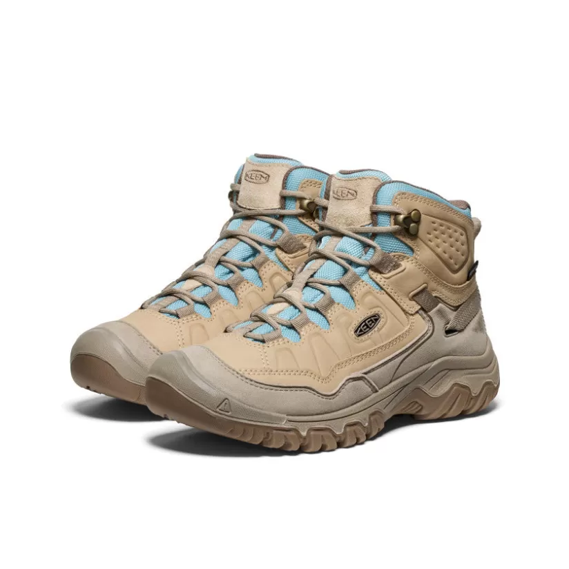New KEEN Targhee IV Waterproof Hiking Boot Pour Femme   |  Safari/Reef Waters Safari/ReefWaters