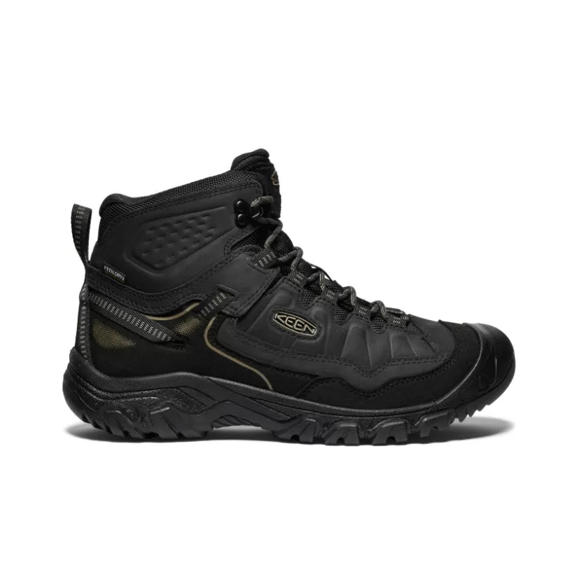 Best Sale KEEN Targhee IV Waterproof Hiking Boot Pour Homme   |  Triple Black TripleBlack