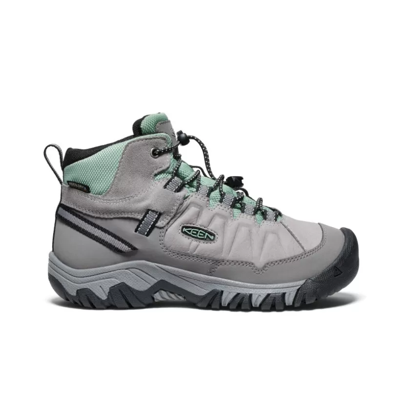 Sale KEEN Targhee IV Waterproof Hiking Boot Pour Jeunes   |  Alloy/Granite Green Alloy/GraniteGreen