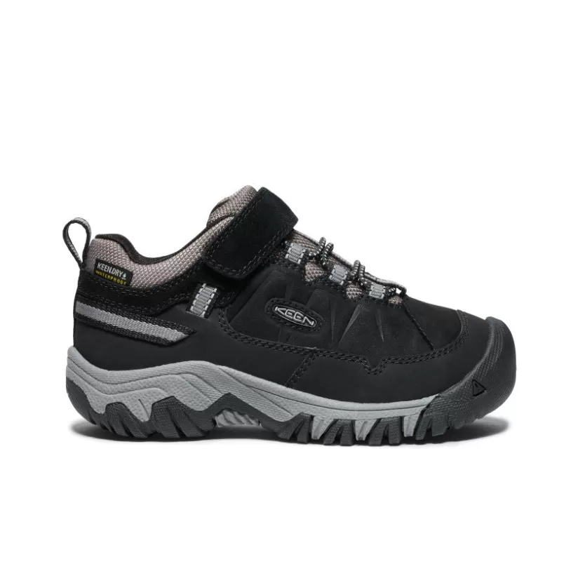 Cheap KEEN Targhee IV Waterproof Hiking Shoe Pour Enfants   |  Black/Steel Grey Black/SteelGrey