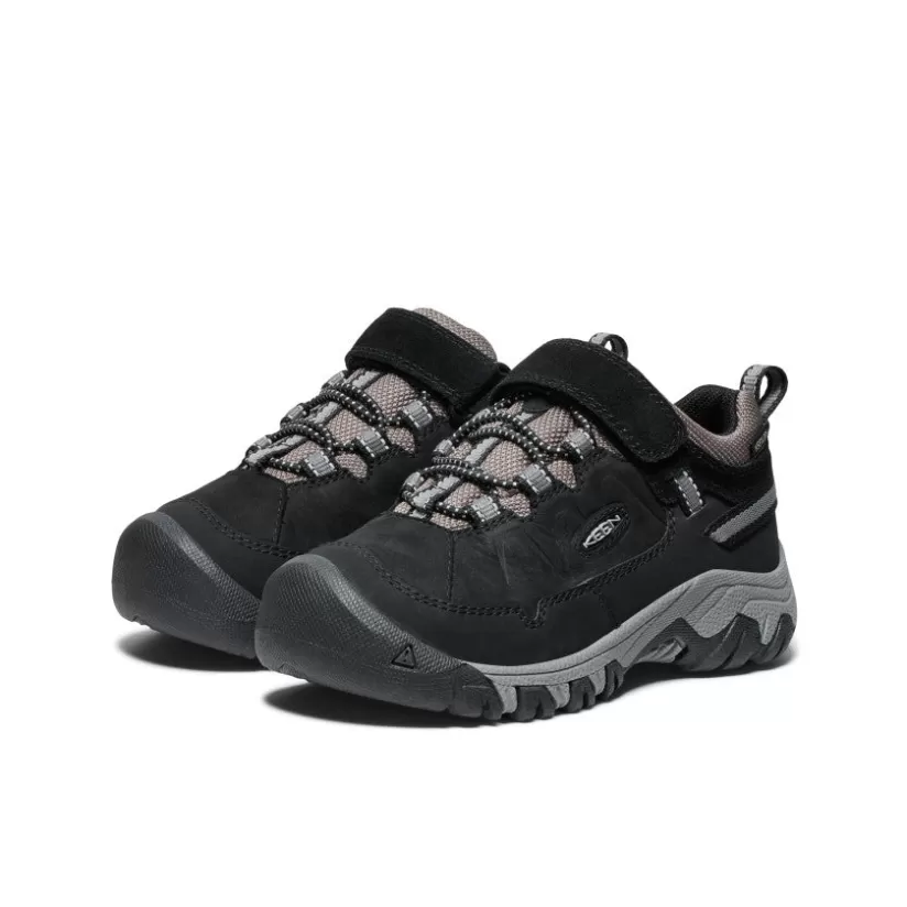 Cheap KEEN Targhee IV Waterproof Hiking Shoe Pour Enfants   |  Black/Steel Grey Black/SteelGrey