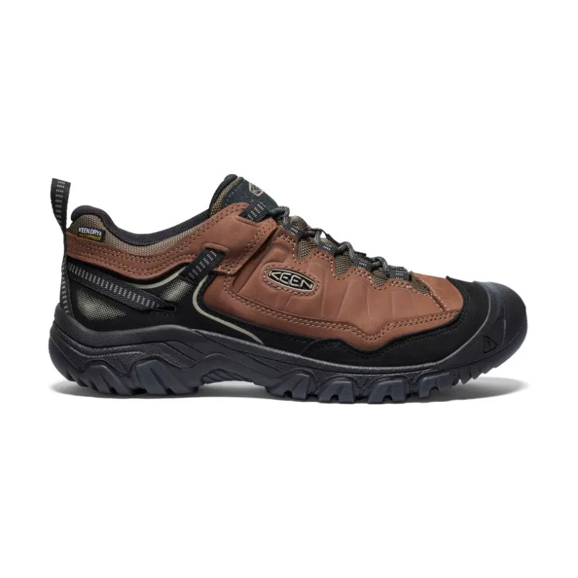 Best Sale KEEN Targhee IV Waterproof Hiking Shoe Pour Homme   |   Bison/Black