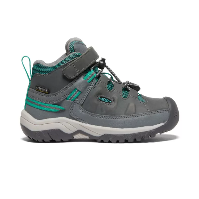Flash Sale KEEN Targhee Waterproof Boot Pour Enfants   |  Steel Grey/Porcelain SteelGrey/Porcelain