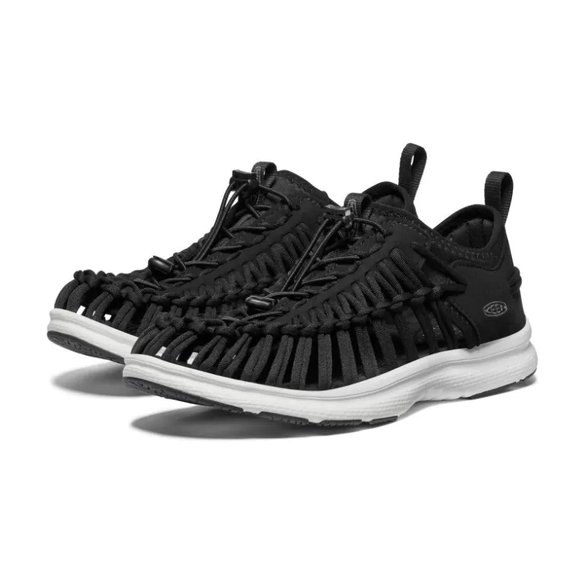 Best Sale KEEN UNEEK 03 Sneaker Sandal Pour Homme   |  Black/Star White Black/StarWhite