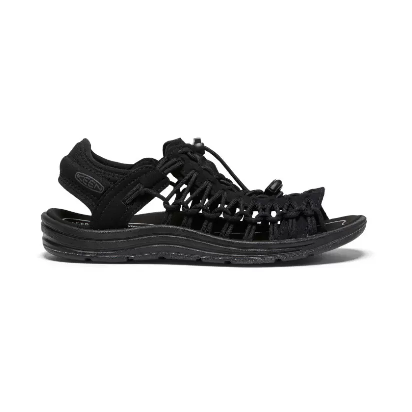 Outlet KEEN UNEEK II Open Toe Pour Femme   |   Black/Black