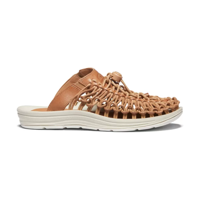 Best Sale KEEN UNEEK Premium leather Slide Pour Femme   |  Cookie Dough CookieDough