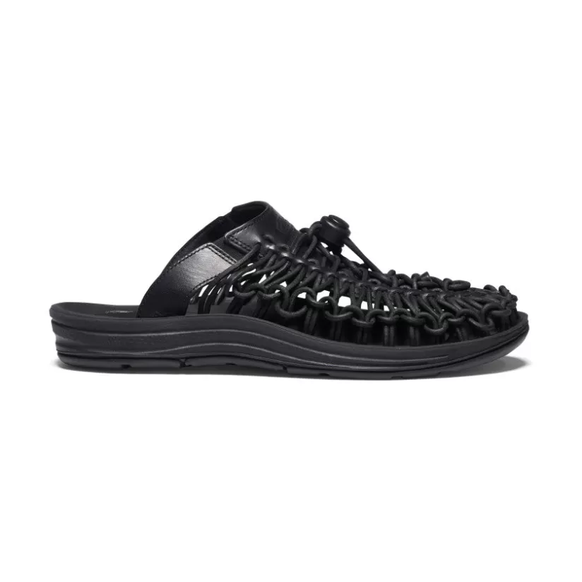 Flash Sale KEEN UNEEK Premium leather Slide Pour Femme   |  Triple Black/Black TripleBlack/Black