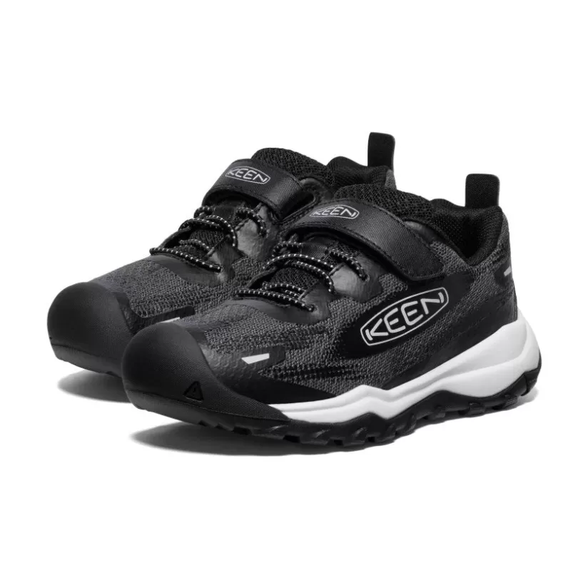 Cheap KEEN Wanduro Speed Hiking Shoe Pour Enfants   |   Black/Vapor
